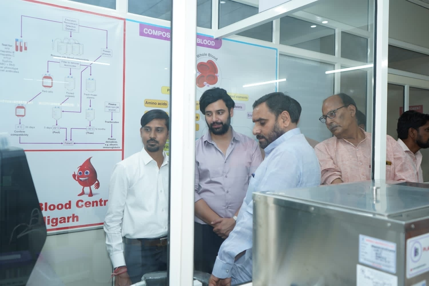 Aligarh charitable blood center